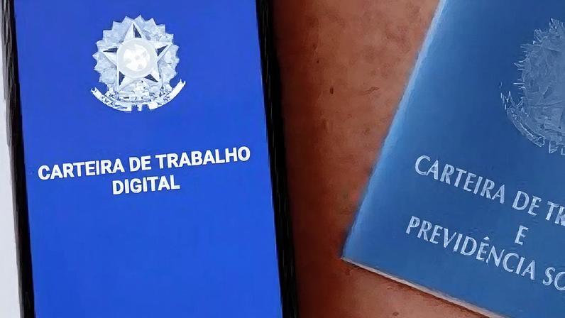 Carteira de trabalho.