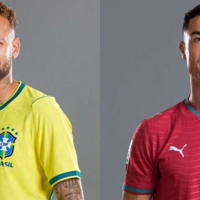 Ronaldo e Neymar seguem superstição antiga para recuperar penteado da sorte