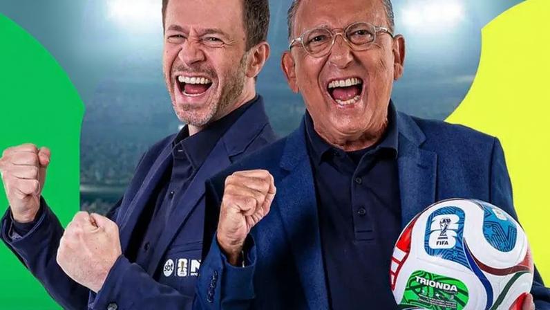Tiago Leifert e Galvão Bueno comandam as transmissões da Copa no SBT –