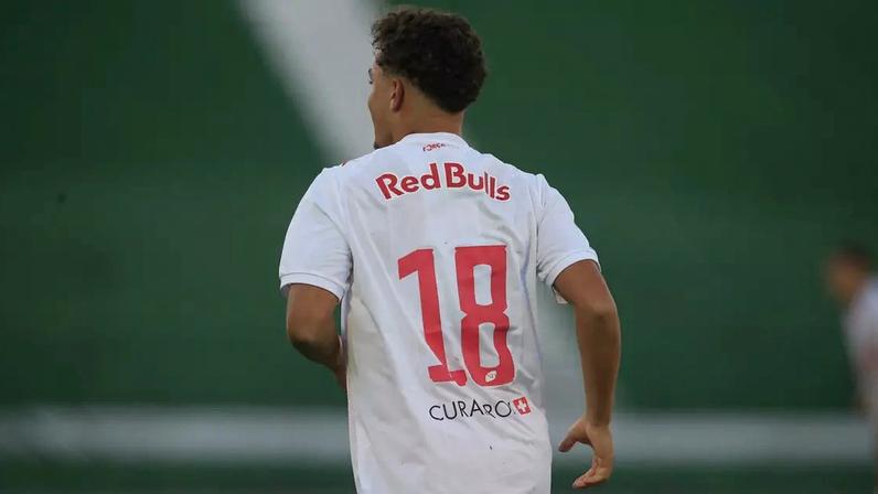 Pedro Barboza, jogador do time sub-17 do Red Bull Bragantino.