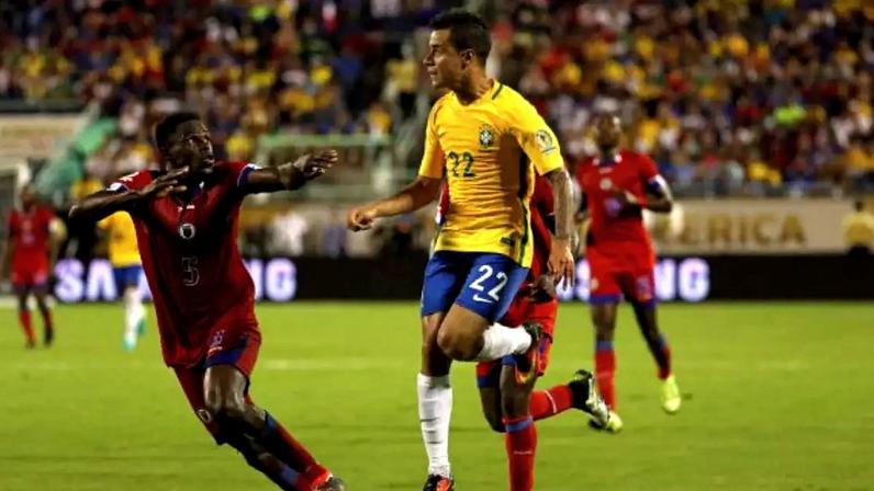 Brasil e Haiti se enfrentaram na Copa América de 2016 –