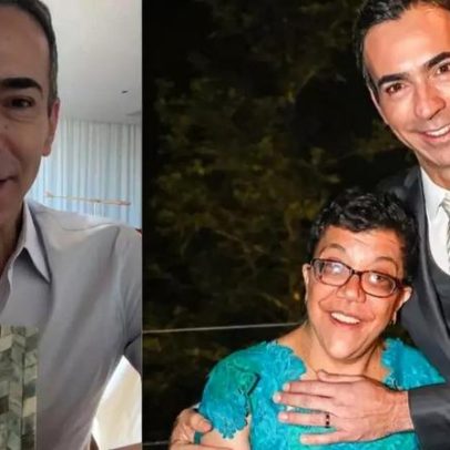 César Tralli fala sobre morte da irmã aos 40, lição de vida