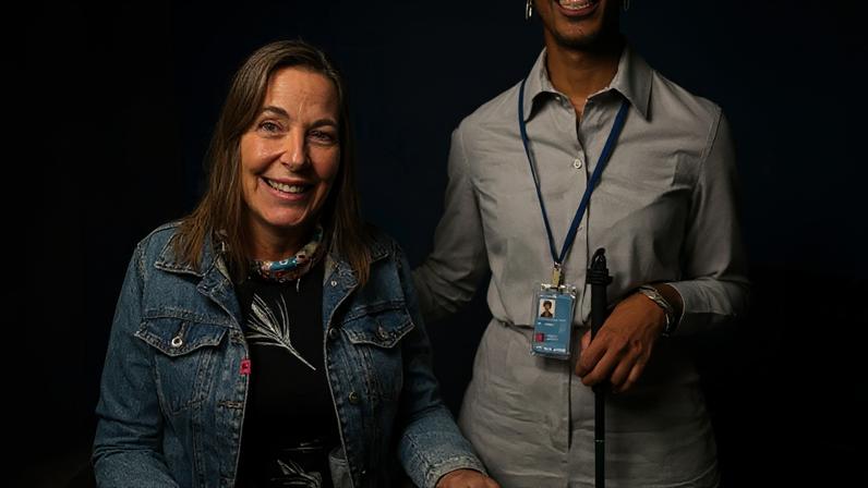 Mara Gabrilli, senadora, e Isadora Nascimento, secretária nacional da Pessoa com Deficiência, na ONU (NY/EUA).