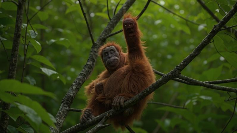 Fewer than 800 Tapanuli orangutans remain in the wild, all of them on the island of Sumatra in Indonesia.
