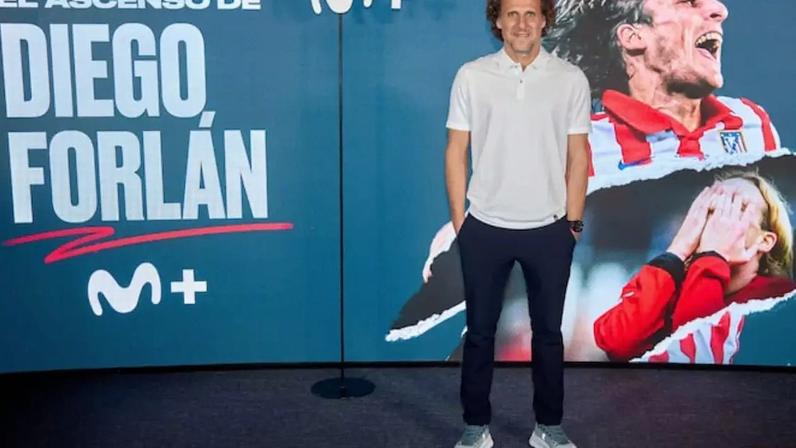 Diego Forlán em prévia do seu documentário “A Ascensão de Diego Forlán”.