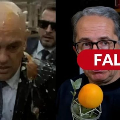 Vídeo atribui chuva de ovos a Moraes na Itália; é falso, criado com IA