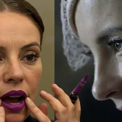 Batom roxo de Paolla Oliveira viralizou 11 anos atrás; segredo do visual atrás do maléfico