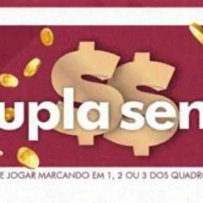 Dupla Sena 2970 acumula de novo e prêmio chega a R$ 4 milhões nesta segunda
