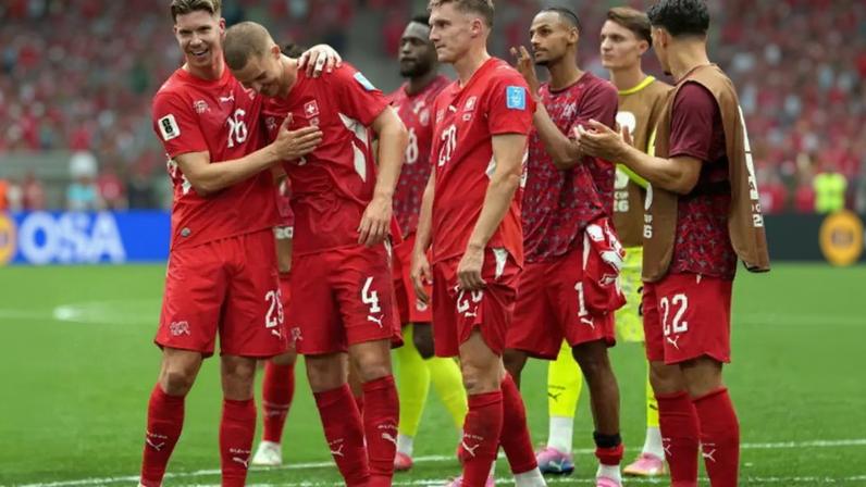 Suíça garantiu a primeira colocação do Grupo B da Copa do Mundo