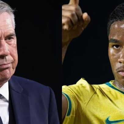 Endrick fica no banco e divide torcedores após empate Brasil e Marrocos
