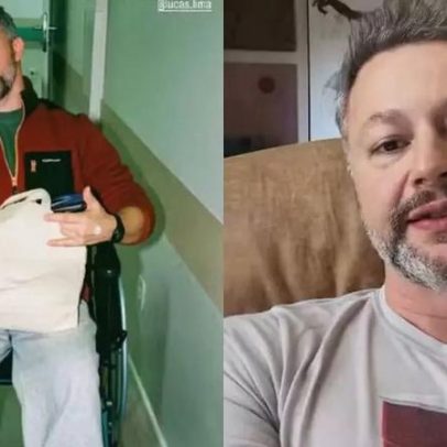 Lucas Lima faz cirurgia após susto e foto em cadeira de rodas