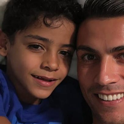 Madrasta presta homenagem ao filho de Cristiano Ronaldo nas redes sociais