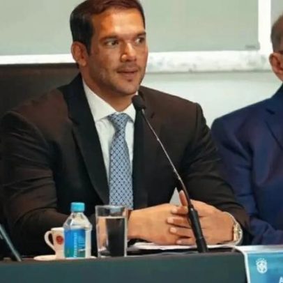 Presidente da CBF afirma uso de IA em foto com empresária, versão vira piada