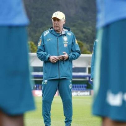 Ancelotti comanda dois treinos da seleção nesta quarta, com treino aberto
