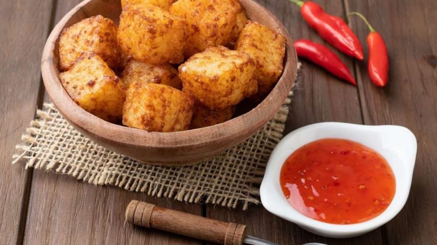 Dadinho de tapioca assado