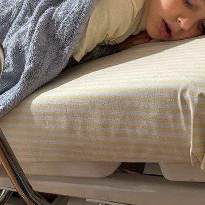 Atriz famosa leva filho de 5 anos ao hospital em crise de dor