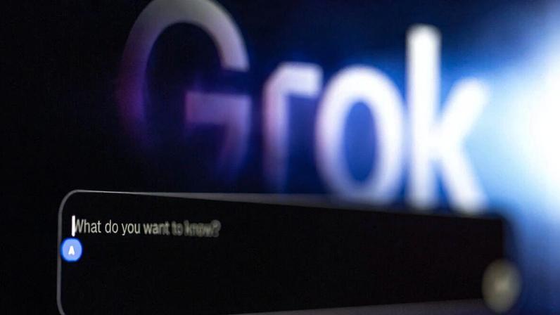 The chat window for chatbot Grok.