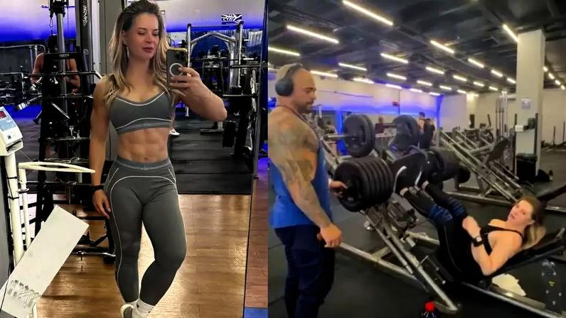 Confira o peso que Joice levanta