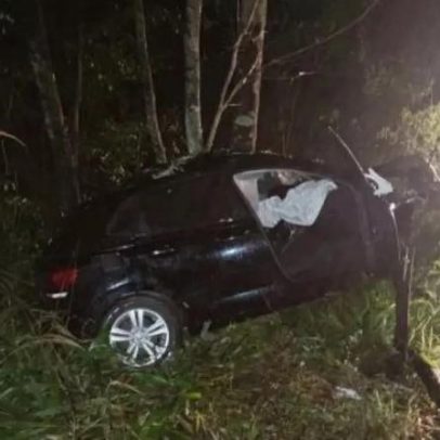 Motorista morre após perder controle e colidir com árvores na ERS-569