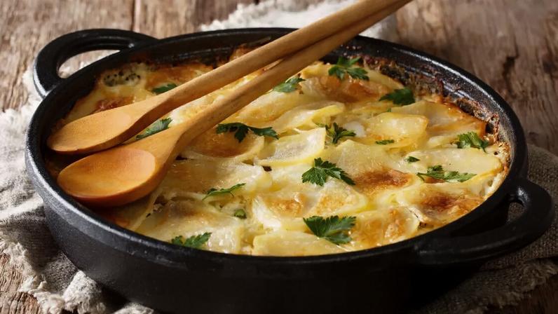 Peixe gratinado