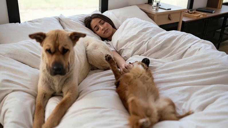 Entenda os benefícios de dormir com seu pet