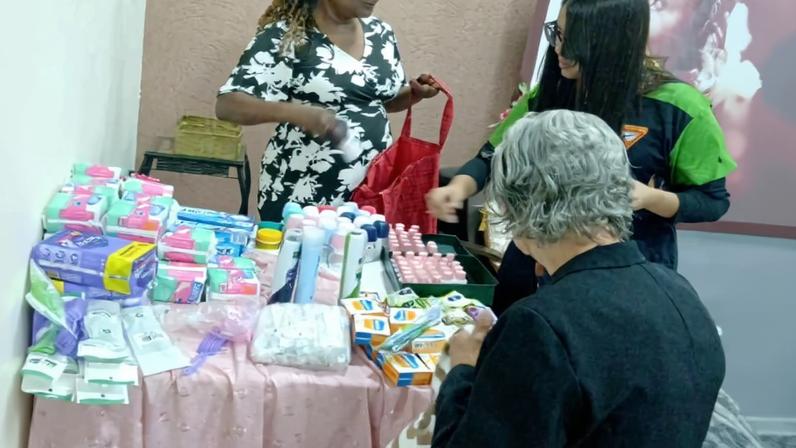 A iniciativa na igreja em Itaboraí. (Foto: Reprodução/Notícias Adventistas/Geisa Mara/Paulo Araújo)