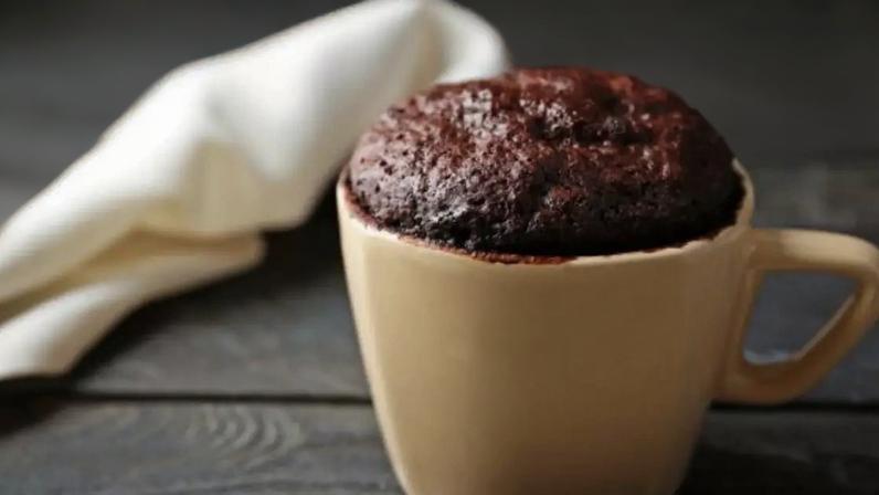 Bolo de chocolate fit de caneca
