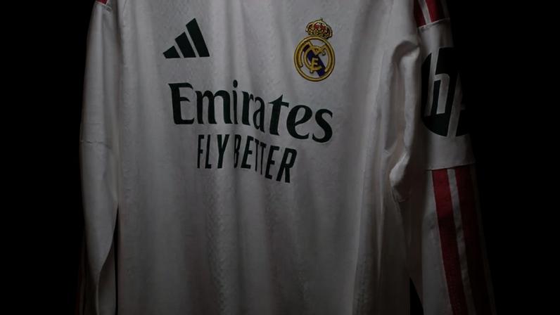Nova camisa do Real Madrid apresenta detalhes em verde e rosa – Divulgação/Real Madrid