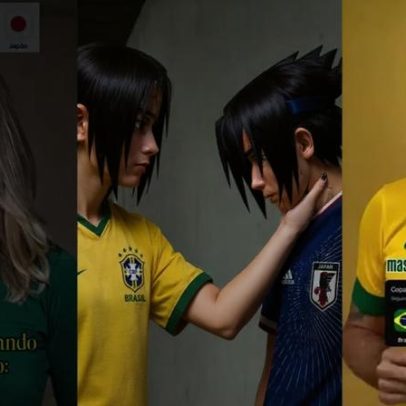 Torcedores resgatam Ariga Tchan e hits japoneses em Brasil x Japão