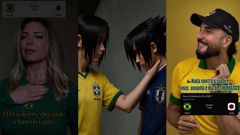 Brasil X Japão rende chuva de memes