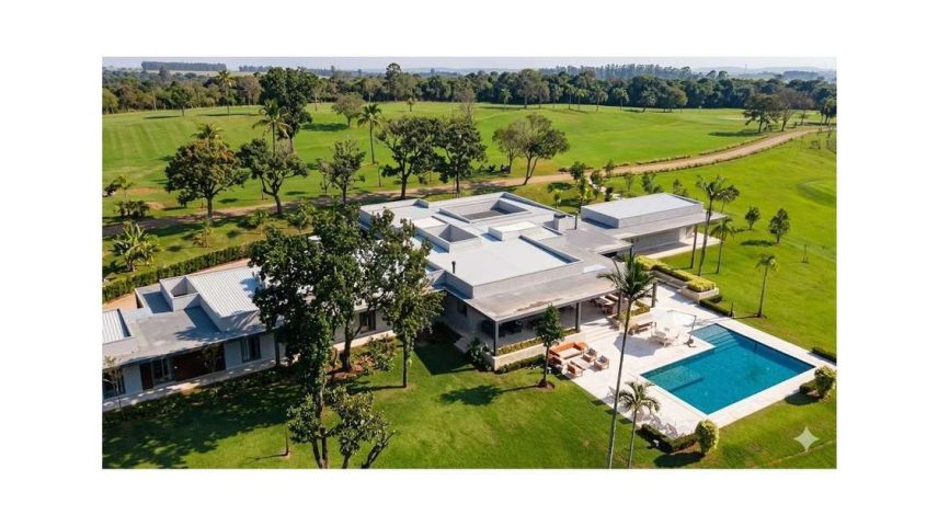 104 hectares, campo de futebol e muito verde: a fazenda de luxo de Roberto Justus.