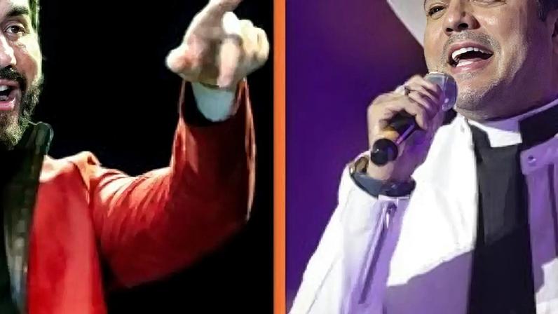 Padres Fábio de Melo e Alessandro Campos.