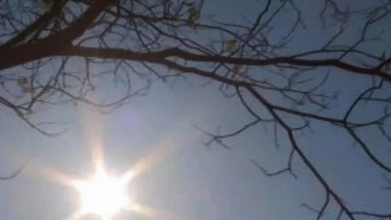 Calor e baixa umidade no Nordeste.