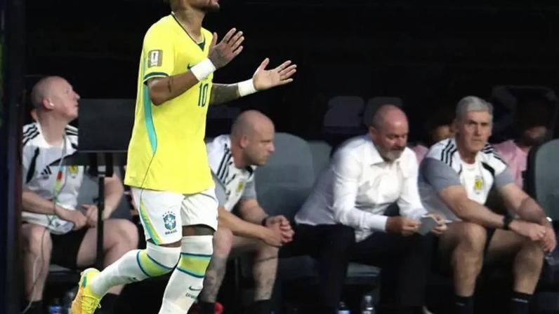 Neymar em sua estreia na Copa do Mundo 2026