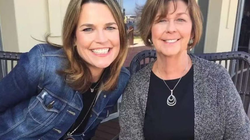 Savannah Guthrie com sua mãe Nancy Guthrie