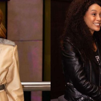 Marina Ruy Barbosa exibe look de inverno com neutros e trench champanhe