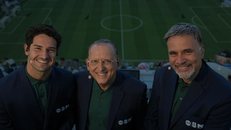 Transmissão da estreia do Brasil na Copa do Mundo pelo SBT (Rogerio Pallatta/SBT)