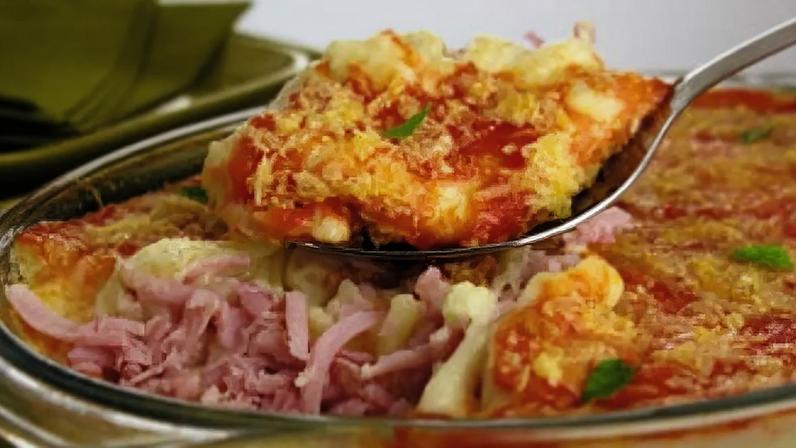 Nhoque de forno gratinado