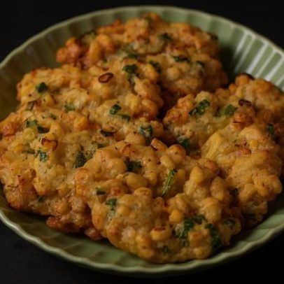 Bolinho de milho assado na airfryer conquista pela praticidade