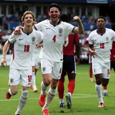 Inglaterra vence Costa Rica e encerra preparação para a Copa do Mundo
