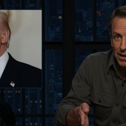 Seth Meyers comenta sobre Trump não pagar impostos