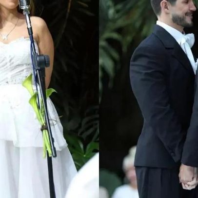 Wanessa Camargo canta Billie Eilish no casamento de Igor Cosso e Heron Leal