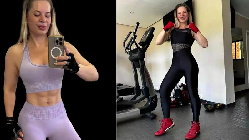 Confira como está o shape da Joice
