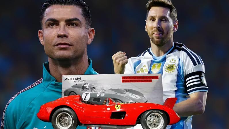 Nem Bola de Ouro, nem gol: Messi e Cristiano Ronaldo protagonizaram duelo secreto por Ferrari rara de R$ 176 milhões.