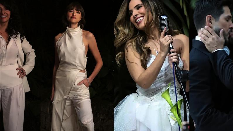 All white! Vestido de tule de Wanessa Camargo, seda de Agatha Moreira e mais: os looks dos famosos no casamento de Igor Cosso com Heron Leal.