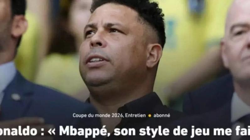 Mbappé recebeu muitos elogios do ex-atacante Ronaldo –