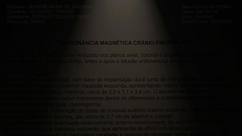 A urgência da cirurgia de meningioma de Zenaide: uma mãe e avó dedicada precisa de apoio
