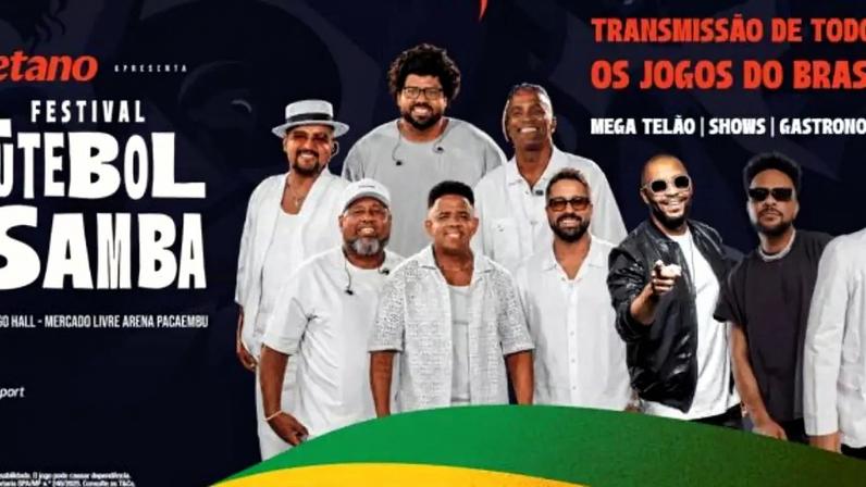As atrações do Festival Futebol & Samba –