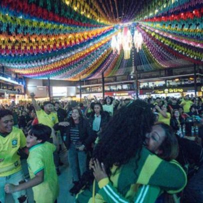 SP: público opta por Festa junina e Copa; confusão no Largo da Batata