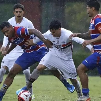 São Paulo vence o Fortaleza e se afasta do rebaixamento no Brasileirão Sub-20